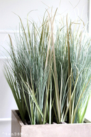 Concrete Square, wysokiej jakości sztuczna trawa w betonowej donicy, wys.100cm