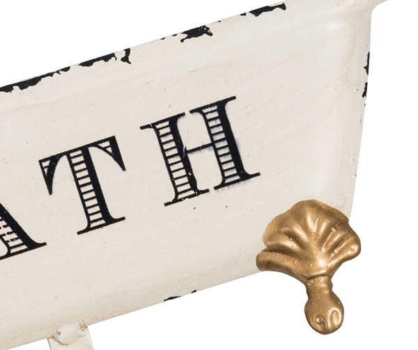 Retro wieszak Bath 21x5x15.5cm