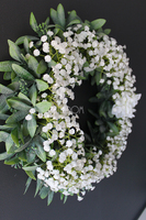 wianek dekoracyjny Biel Ślubna, śr.42cm