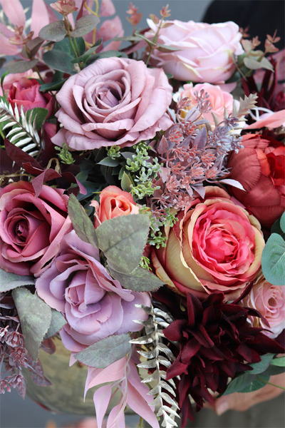 barwna kompozycja kwiatowa, Sierra Platina, wym.44x74cm