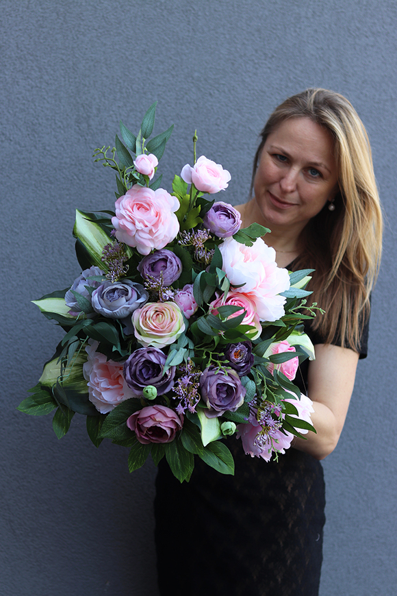 Noemi, bukiet nagrobny, dł.55cm