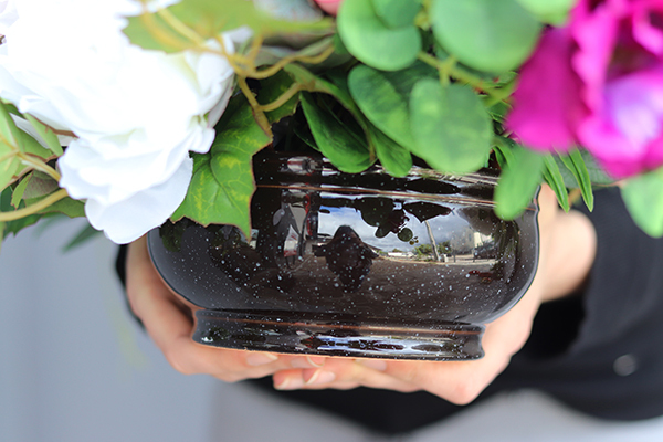 Merra, kompozycja nagrobna w naczyniu, wys.41cm