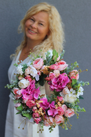 dekoracyjny wianek Lucy, śr.28cm 