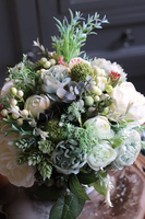 Fenicja, welurowy flowerbox, wys.32cm