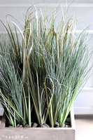 Concrete Square, wysokiej jakości sztuczna trawa w betonowej donicy, wys.100cm