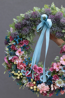 dekoracyjny wianek Margerytki Lavender, śr.40cm  