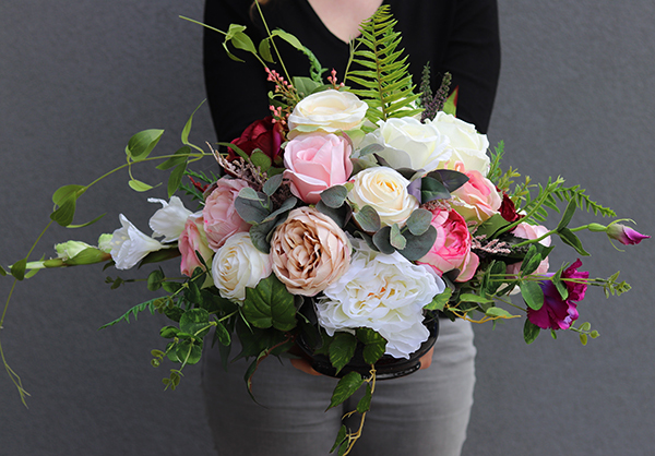 Merra, kompozycja nagrobna w naczyniu, wys.41cm