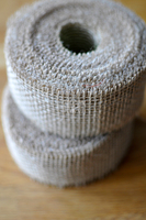 wstążka / taśma jutowa Natural Christmas