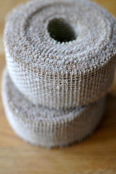 wstążka / taśma jutowa Natural Christmas