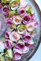 piękny wianek na drzwi Roses mniejszy, śr.33cm  