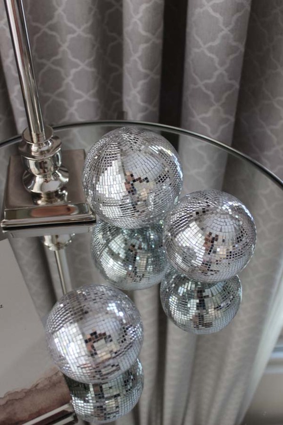 dekoracyjna kula lustrzana Mozaika A, wym.12.5x12.5x12.5cm