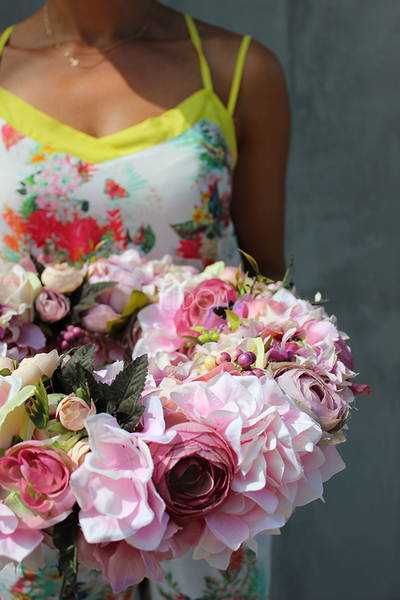 prześliczny wianek Mariella, śr.40cm