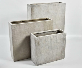 donica prostokątna wąska, Modern C, wym.55x22x50cm 