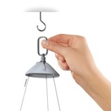 Nido Cottage, wisząca donica z nawadnianiem, brązowa, wym.23x27cm