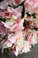 Bladoróżowa Hortensja wianek na drzwi, śr.40cm 