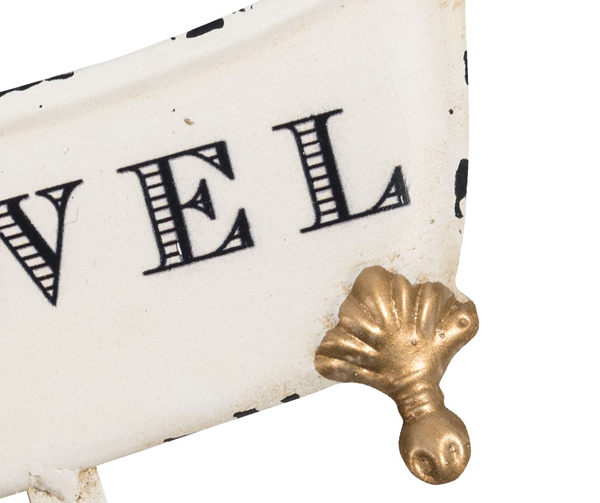 Retro wieszak Towel 19x5x18cm