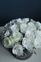 Kassa kompozycja kwiatowa / bukiet / flowerbox, wys.24cm