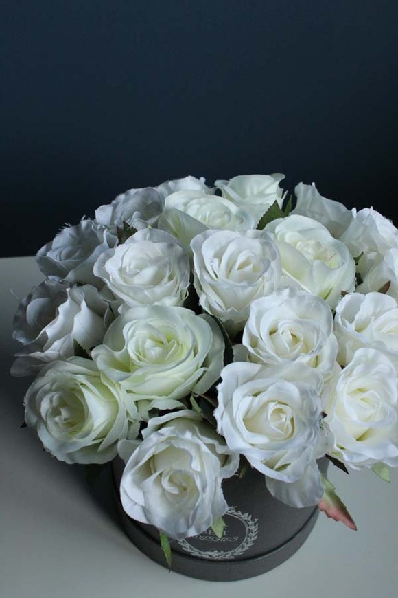 Kassa kompozycja kwiatowa / bukiet / flowerbox, wys.24cm