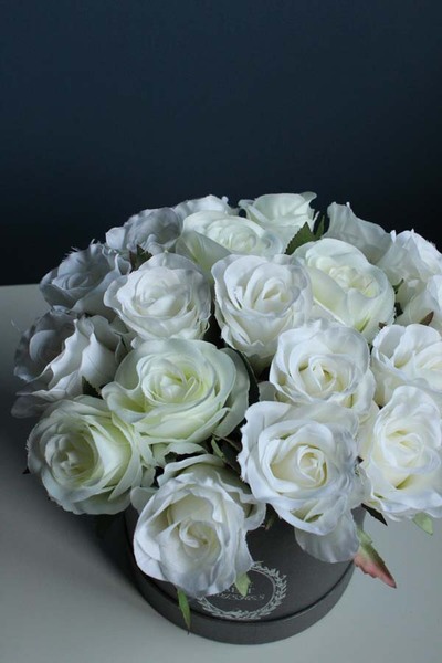 Kassa kompozycja kwiatowa / bukiet / flowerbox, wys.24cm