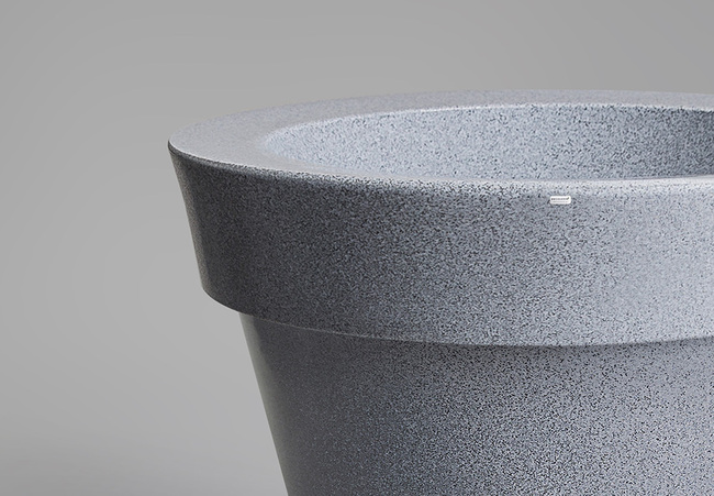 Grande donica jasny marmurek z wewnętrzną półką, 88x75cm