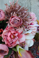 bukiet / dekoracja nagrobna Leoncia, dł.65cm