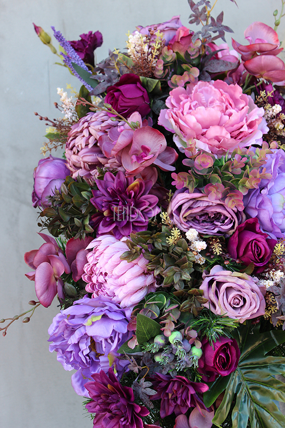 Stella wiązanka / dekoracja nagrobna, wym.88cm 