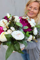 Katarzyna kompozycja kwiatowa / bukiet, wys. 60x30x28cm