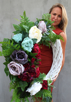 Martha, wypożyczenie kompozycji kwiatowej / wianka, śr.80cm