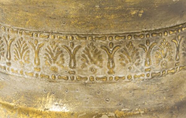 metalowa osłonka / puchar / naczynie, Fortuna, wym.25x33x28cm