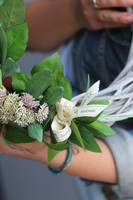 Oliwny wianek na drzwi, śr.30cm