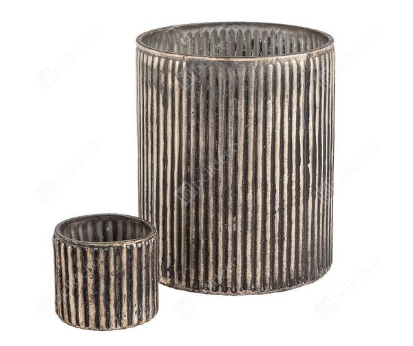 szklany Lampion Bosco 1C, wym.8x10cm