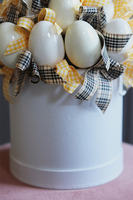 flowerbox Jajka Wielkanocne White & Yellow, wys.37cm