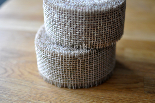 wstążka / taśma jutowa Natural Christmas