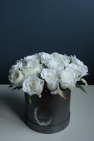 Kassa kompozycja kwiatowa / bukiet / flowerbox, wys.24cm