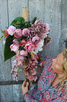 bukiet / dekoracja nagrobna Leoncia, dł.65cm