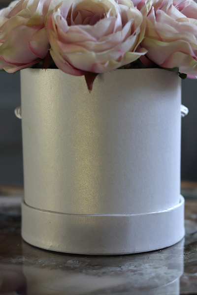 piękny flowerbox z pełnikiem, Rumi, wys.23cm