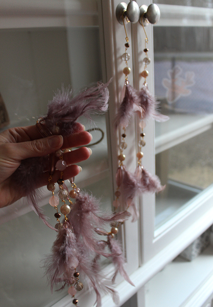 dekoracyjna zawieszka / łańcuszek na choinkę Gold Time, dł.88cm