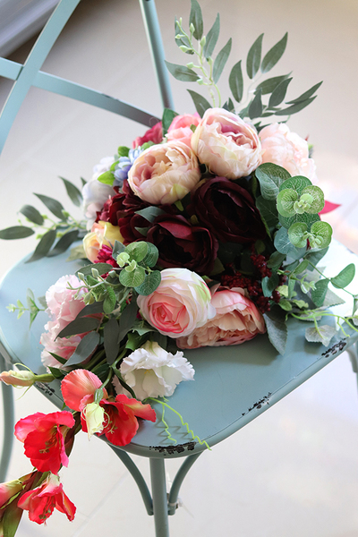 bukiet / wiązanka nagrobna, Englandia, dł.55cm