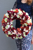 Jesienna Hortensja Ramona, wianek na drzwi, śr.41m  