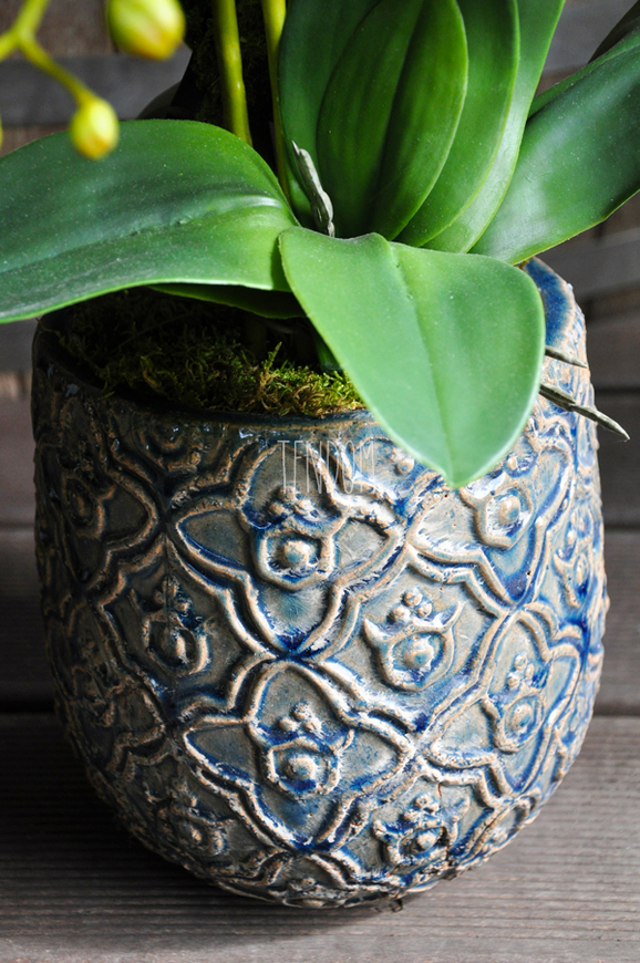 sztuczny storczyk Irmina w kolorze naturalnej bieli, wys.70cm