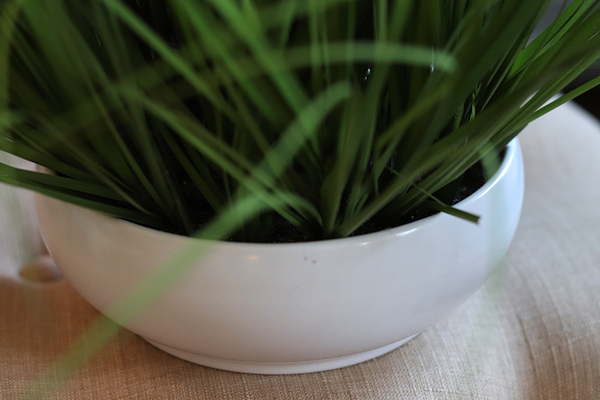 Salvatore White, wiosenna kompozycja traw i polnych kwiatów, wys.50cm