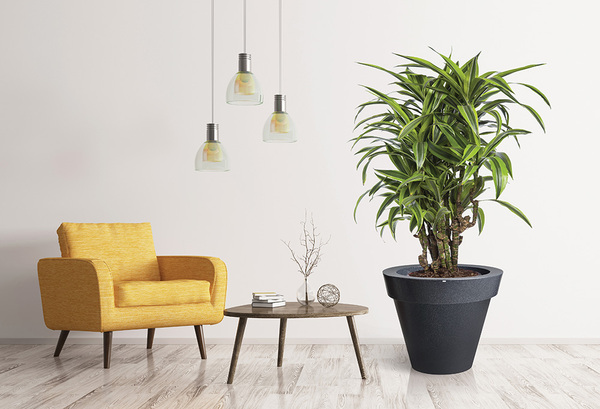 Grande donica ciemny marmurek, 88x75cm