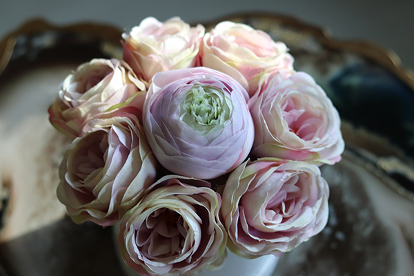 piękny flowerbox z pełnikiem, Rumi, wys.23cm