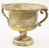 metalowa osłonka / puchar / naczynie, Fortuna, wym.25x33x28cm