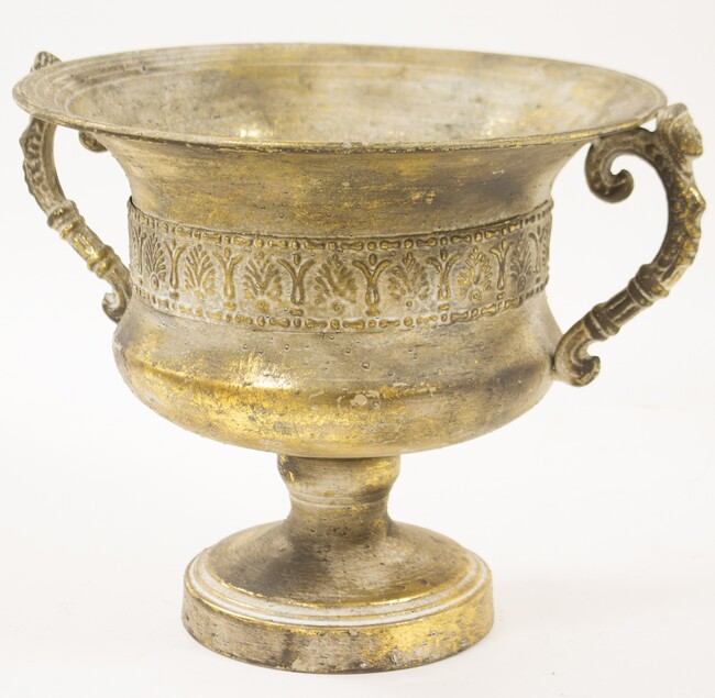 metalowa osłonka / puchar / naczynie, Fortuna, wym.25x33x28cm