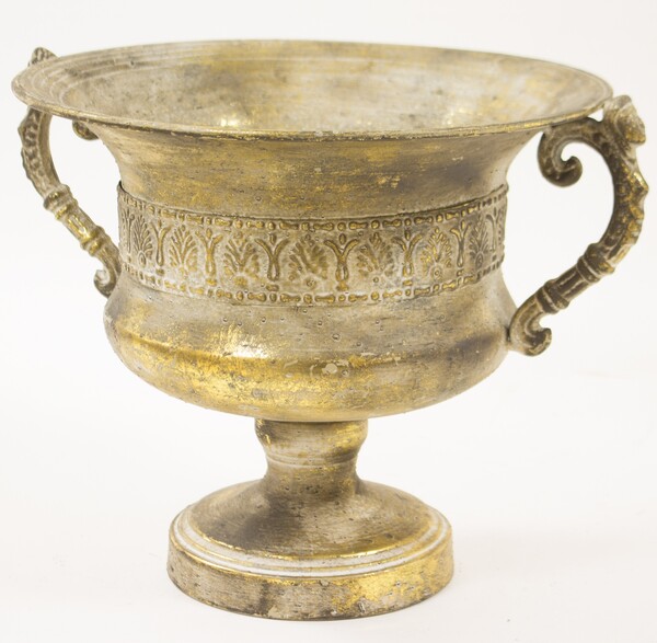 metalowa osłonka / puchar / naczynie, Fortuna, wym.25x33x28cm