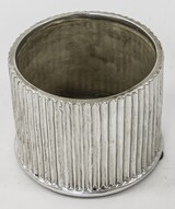 Antique Silver, ceramiczna osłonka / donica, wym.11x12x12cm