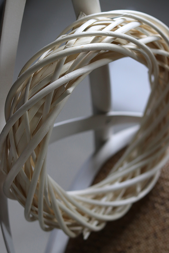 baza do wianka / wianek z wikliny / spód do wianka / dekoracja, Pastels B, śr.30cm