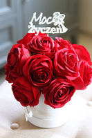 BestWishes, napis - życzenia do kompozycji, Moc Życzeń, wym.5.5x10cm