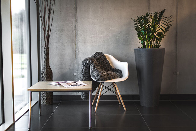 Della donica ciemny marmurek z wewnętrzną półką 49x90cm